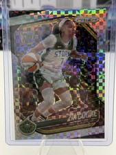 2025 Panini Prizm WNBA Checkerboard Prizm Zia Cooke #110 STORM CASE HIT 