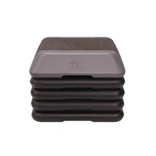 The Step Adjustable High Step Aerobic Platform with 4 Risers, Home Gym Workou...