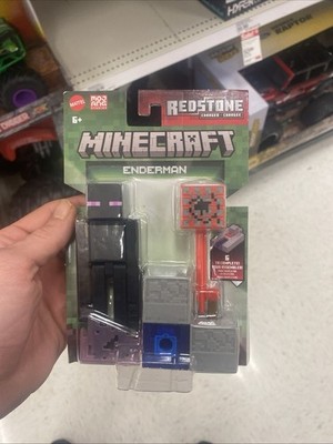 Mattel Minecraft Redstone Charged Enderman 3.5 Inch Figure TNT Cannon NEW