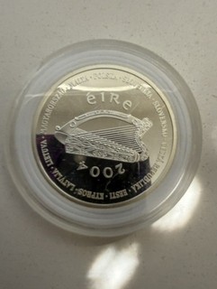 2004 Ireland Republic 10 Euro Celtic Swan EU Presidency Silver Proof in Capsule