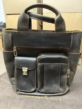 Genuine Leather Crossbody Shoulder Bag for Men Medium Messenger Bag for 11" iPad