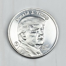 1oz .999 Fine Pure SILVER Round TRUMP 45th Bullion Coin USA 2020 Troy Ounce 104.00 per troy oz