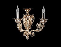 Klassische Wandleuchte Lampe Kronleuchter Wandlampen Leuchte Wand Kristall