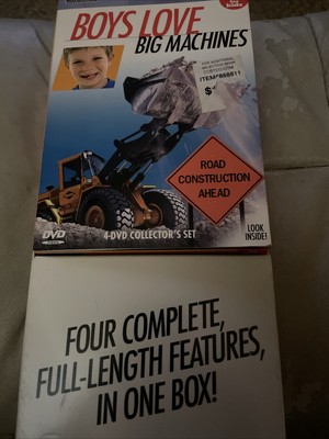 Maximum - Boys Love Big Machines: 4- Collector's Set (4 DVD) - Box Set Color