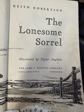 The Lonesome Sorrel Keith Robertson 1952 True First Edition Hardcover Ex-Library