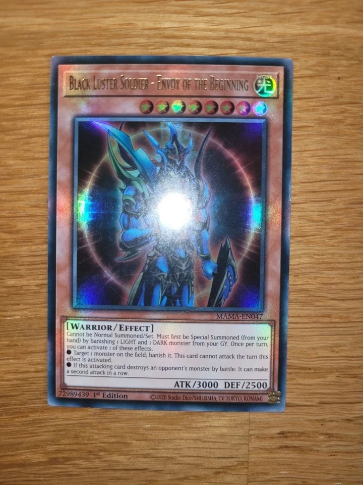 Black Luster Soldier Envoy of the Beginning BLS MAMA-EN047 Ultra Rare Englisch - Bild 1 von 1