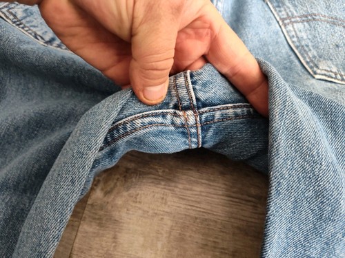 VINTAGE Levis SilverTab Jeans Herren 38X30 Blau Denim Straight Relaxed Grunge 90s - Bild 22 von 22