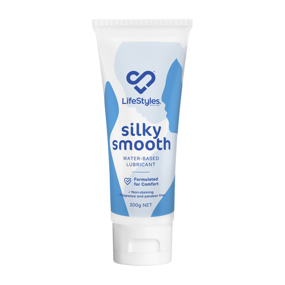 LifeStyles Silky Smooth Water-Based Lubricant 200g Fragrance Free Lube
