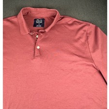 Jos. A. Bank Mens XL Traditional Fit Polo Shirt Short Sleeve 100 Cotton