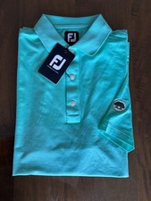 NWT MEN'S FOOTJOY POLO, SIZE: M, COLOR: LIGHT GREEN HITW 
