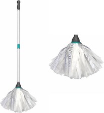 WILKO Mop Strip Hard Floors Fast-Dry Absorbent Head Replaceable Mop