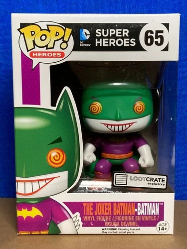 Funko POP DC Super Heroes 65 Lootcrate Exclusive The Joker Batman