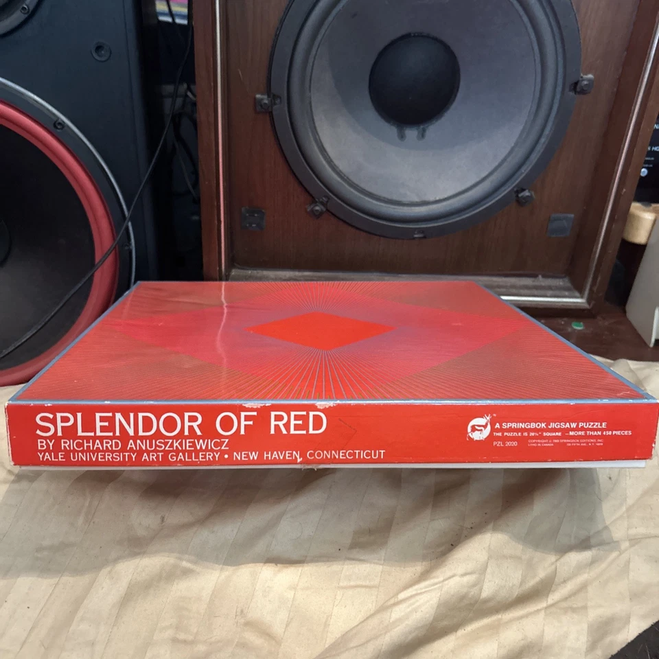 Vintage Springbok 450+ Piece SPLENDOR of RED Jigsaw Puzzle Complete- 1969 - Image 2 of 4