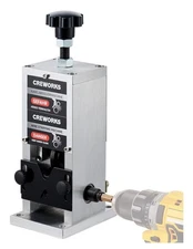 CREWORKS Manual Wire Stripper Machine, 0.06"-1" Wire Stripping Machine, Wire...
