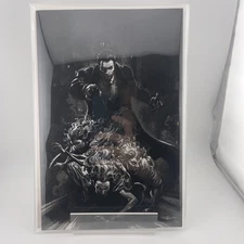 Universal Monsters Dracula B&W Clayton Crain Virgin Cover w/COA NM