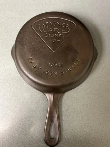 Wagner Ware Sidney O #3 Vintage Restored Cast Iron Skillet - Pie Logo 1053