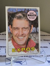 1969 Topps #606 Gene Mauch Expos EX/NM *Note