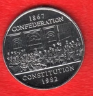 Canada Coins - 1867 - 1982 Constitution Dollar -