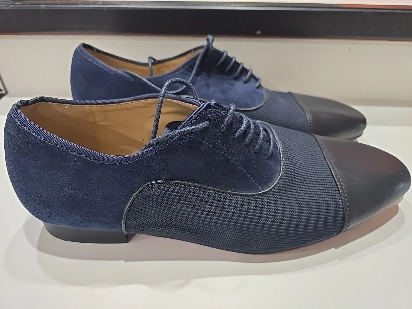 Christian Louboutin — Christian Louboutin - *GREGGO* Suede Navy Oxfords *NEW* 13.5/14 (49EU)