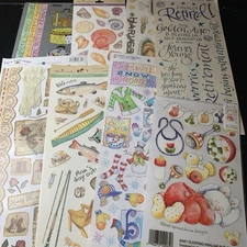 LOT of Stickers Mix Crafting Scrapbook Cardmaking Junk Journal
