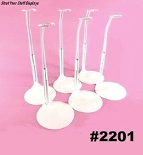 6 KAISER STANDS 2201 WHITE Fit 11.5"-12.5" tall doll BARBIE, JEM, FRANCIE, more