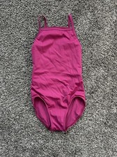 Balera Girls Sleeveless Dance Leotard Pink Size IC