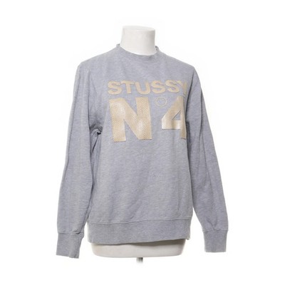 Stüssy, Sweatshirt, Größe: S, Grau, Print, Damen #oPM