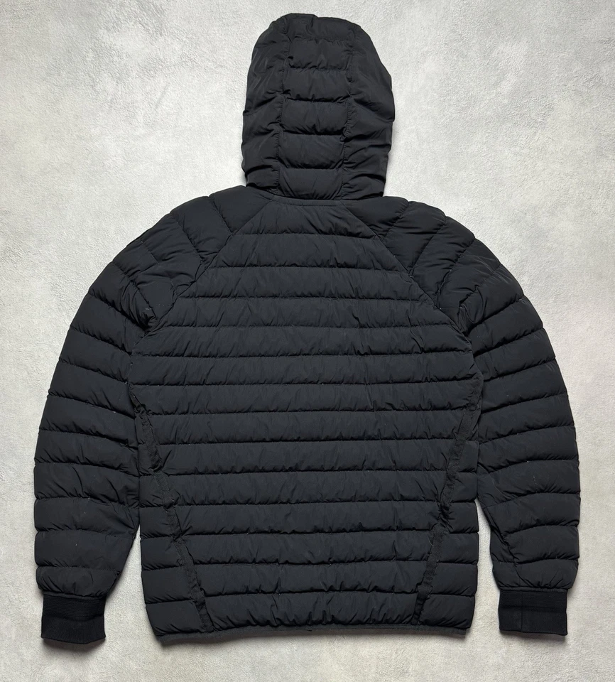 PARAJUMPERS Last Minute Mens Black Hooded Puffer Jacket Size L - Image 2 of 4