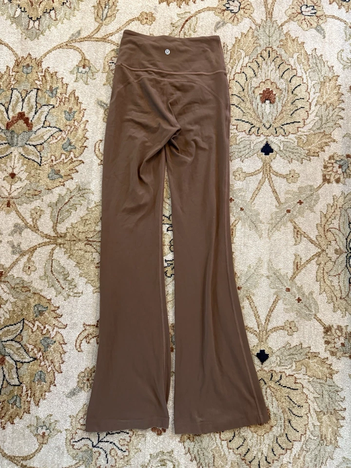 Lululemon Pants Womens Brown Groove Flare Yoga Athletic Stretch High Rise XS - Image 2 of 3