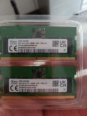 SK hynix 8GB DDR5 SO-DIMM RAM   HMCG66AGBSA095N AA   PC5-5600B   1Rx16 5600 MHz