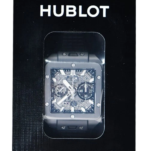 Hublot — HUBLOT  -  Square Bang UNICO Black Magic in Ceramic