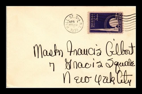 DR JIM STAMPS US COVER NEW YORK WORLDS FAIR FIRST DAY ISSUE SCOTT 853