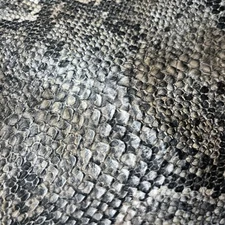 Elaine Smith 2 PC Set Pewter Snake Animal Print Pillow Covers Only 17×17 & 17×20