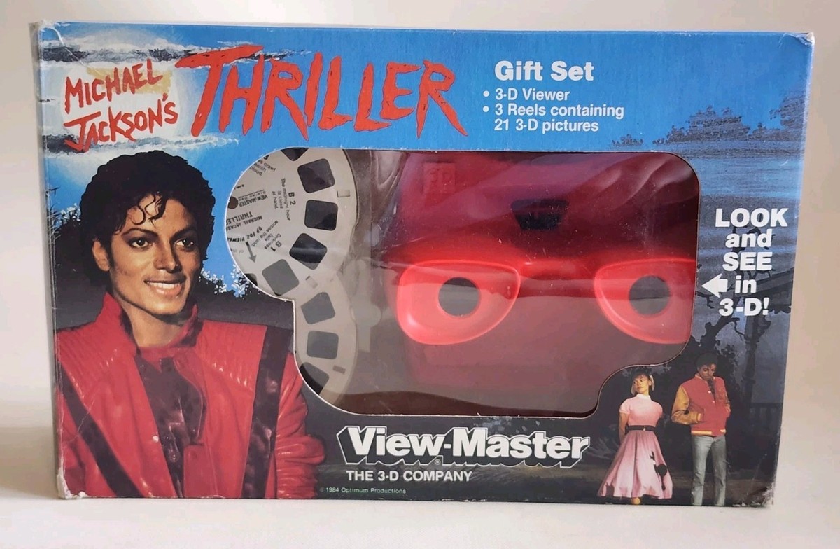 1984 Michael Jackson's Thriller Gift Set 3-D Viewer, 3 Reels