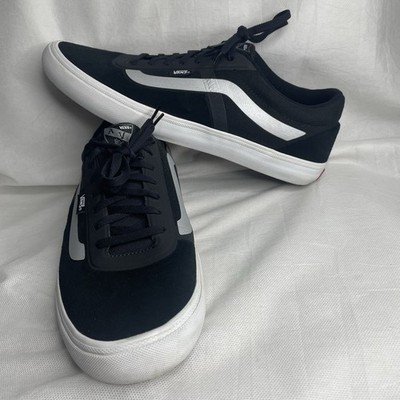 VANS AV Rapidweld Pro Lite Skateboard Shoes Mens Size US 13 Black White Sneakers