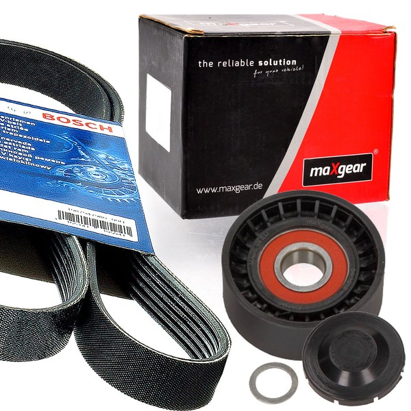 Bosch 6PK1836 Keilrippenriemen + Rolle FüR BMW E81 E87 E90 E91 E92 E93 Fiat Alfa-image