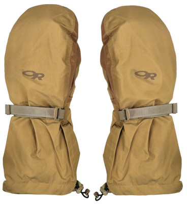 NEW Large - US Military Coyote Outdoor Research ECW AGS Firebrand Mitts Extreme