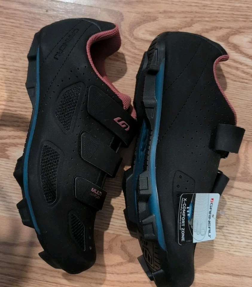 Zapatos de ciclismo Louis Garneau Multi Air Flex II para mujer - 1487306-020 - negros 41 Foto 2 de 3