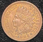 1894 Indian Head Cent Penny 1c RB Red-Brown Near Uncirculated 4 Diamonds