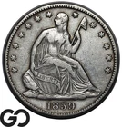 1859-O Seated Liberty Half Dollar, Choice VF++ Tougher Date