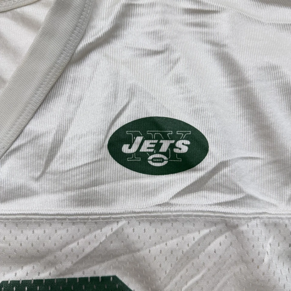 Camiseta deportiva vintage Nike New York Jets Curtis Martin para hombre XL blanca verde NFL 28 2000s Foto 4 de 4