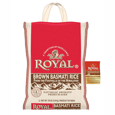- Authentic Basmati Brown Rice Whole Grain, Naturally Gluten Free and Vegan - 10