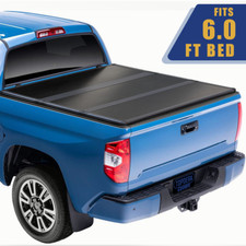 Fiberglass 6ft Frp Hard Tri-fold Tonneau Cover For 2016-2025 Tacoma Bed 73.7