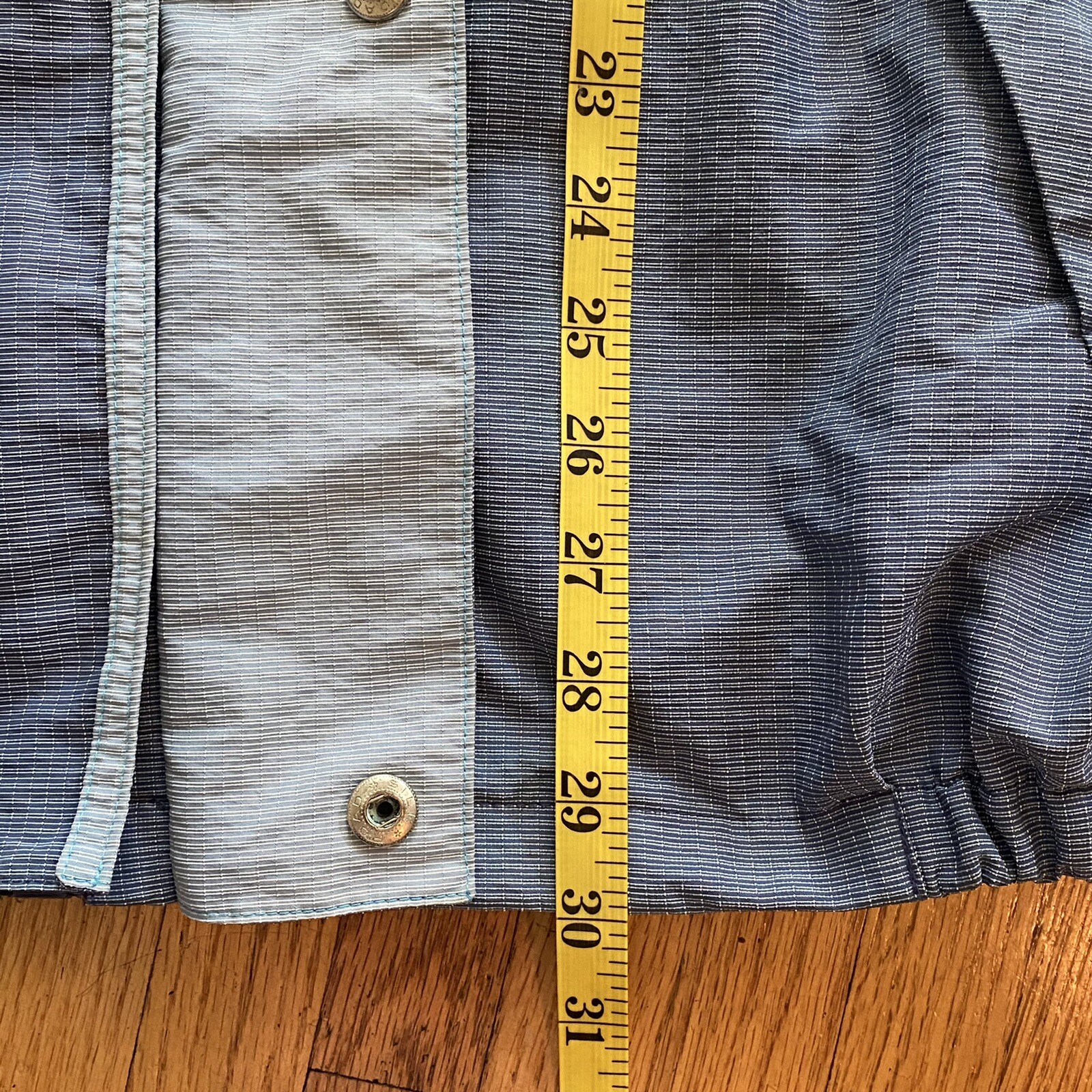 Vtg 90s Wu Wear Mens Windbreaker Jacket 3XL Blue Two Tone Wu Tang Clan