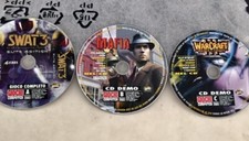 2CD Demo per PC Natale 2002 Future Games: Mafia,WarCraft.Gioco completo Swat3
