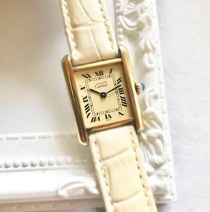 Beautiful Goods Cartier Minimast Tank Watch Ladies Watch Ebay