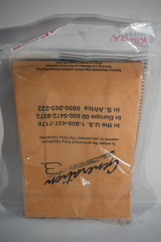 17 Kirby Vacuum Generation 3 Vacuum Bags 197289 - 4 3-packs and 5 Loose Bags - Image 3 of 4