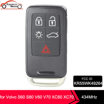 for Volvo S60 S80 V60 V70 XC60 XC70 Remote Smart Key Fob W/O PCC 5B KR55WK49264