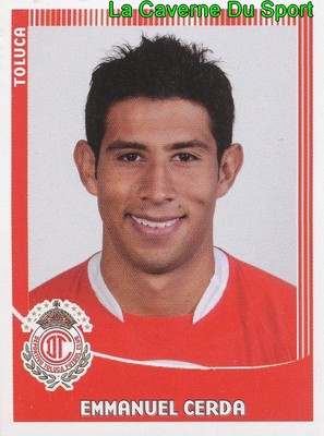 338 EMMANUEL CERDA MEXICO SPORTIVO TOLUCA.FC ERSTE DIV ERÖFFNUNG 2010 PANINI