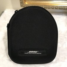 Bose Acoustic Noise Concealing Head Phones Zipper CASE ONLY Black Original